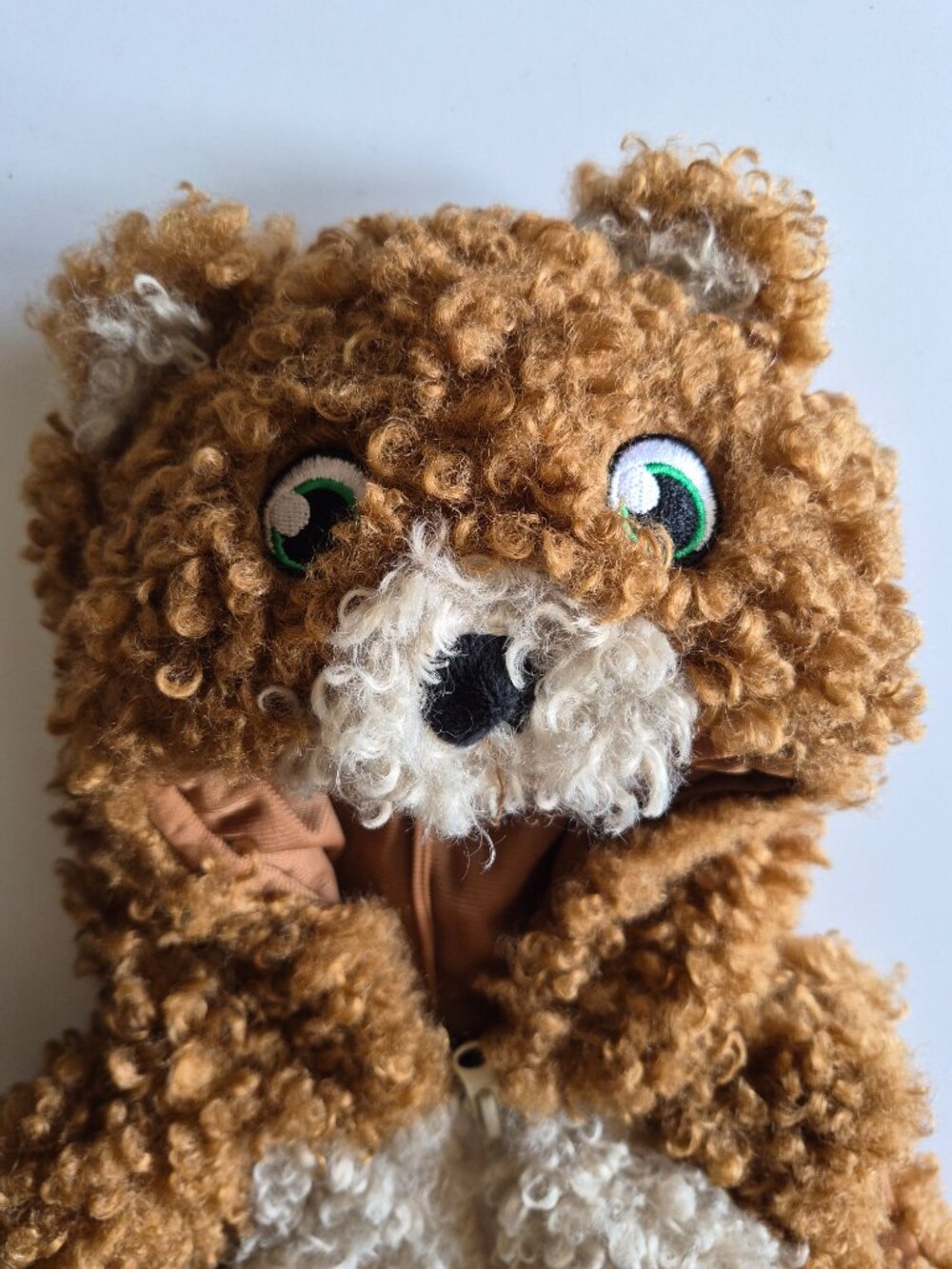 NWT Going Wild Baby Bear Vest Costume - Brown Plush